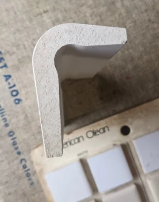 $13.50 • Buy 1 Pc American Olean Vintage 95 Snow Mist V Cap A8262 Tile 2  X 6  USA White Matt