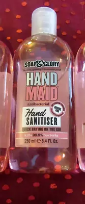 Soap & Glory Hand Maid Antibacterial Gel Hand Sanitiser-250ml-full Size • £6