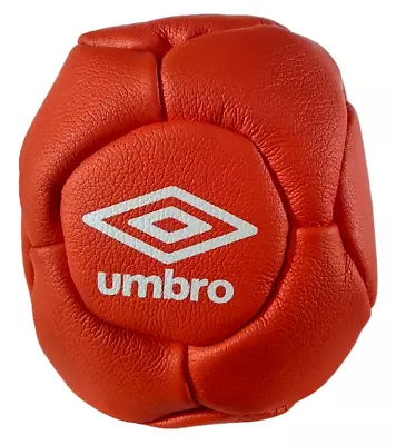 Umbro Hacky Sack Footbag Orange White Football 2  Foot Trainer Lightweight 91274 • $11.89