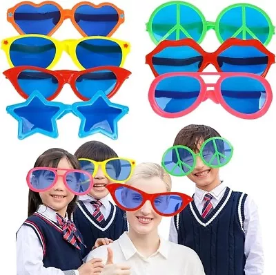 GIANT SUNGLASSES Ladies Mens Fancy Dress Item Glasses Jumbo Sunglasses • £6.70