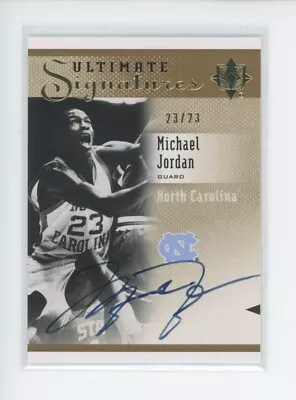 Michael Jordan Auto 2010-11 Ultimate Signatures Autograph 23/23 = Jersey # 1/1 • $5499.99