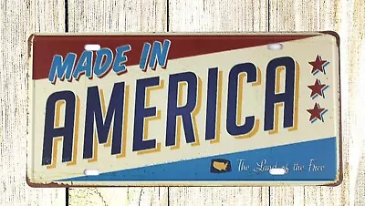  Made In America Tin Sign Car Plate Latest House Interior Design • $18.98