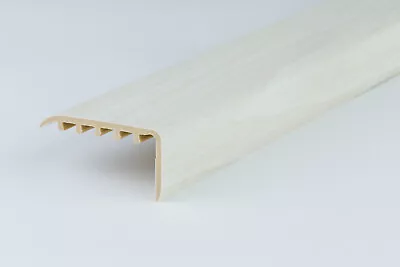 UPVC WOOD EFFECT STAIR EDGE NOSING -TRIM- EDGING NOSING 45 X 22 X 900 Mm • £4.99