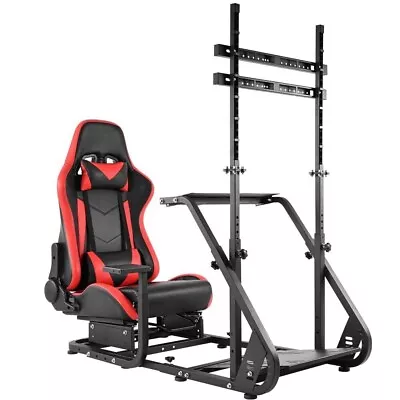 Supllueer Racing Sim Cockpit With TV Stand & Seat For Thrustmaster Logitech G923 • £339.99