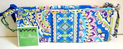 Vera Bradley Small Bow Cosmetic Choice Of Capri Blue Or Mod Floral Blue NWT • $19