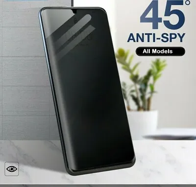 Samsung AntySpy Tempered Glass Screen Protector A20 A70 A8 A8s S20 Ultra S21  • $6.99