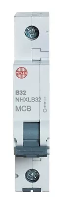 £4.50 • Buy Wylex NHXLB6, NHXLB32 Miniature Circuit Breaker MCB 6kA Type B