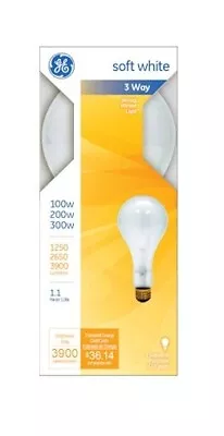 GE Lighting 41459 100 200 300 Watt 3 Way Soft White Light Bulb- Pack Of 12 • $99.95