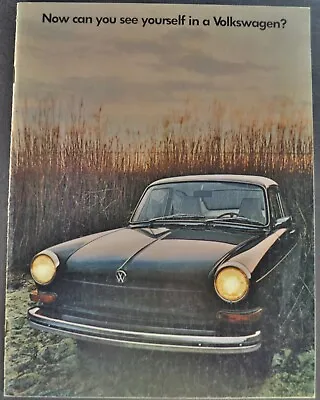 1970 Volkswagen Fastback Catalog Brochure 1600 Type 3 VW Nice Original 70 • $11.95