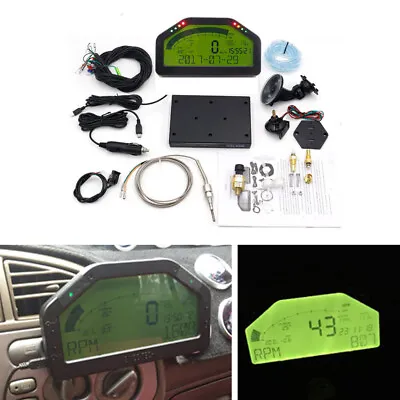 Car Race Dash Digital LCD Display Gauge Meter Bluetooth Full Sensor Set 9000RPM • $358.15