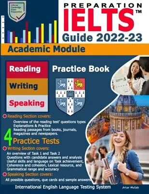 IELTS Guide: A Complete Practice + Preparation Book For Academic Module - IELTS  • £20.98