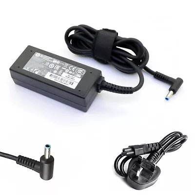Genuine HP 45W65W90W135W Blue Tip Laptop AC Adapter Power Supply Charger • £9.99