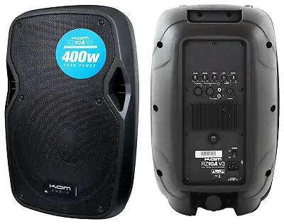 £126 • Buy Kam RZ10A Active 10  Speaker DJ Sound System PA 300W 