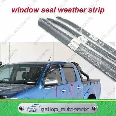 4pcs Outer Window Mould Seal Trim For Toyota Hilux KUN16 KUN26 GGN15 Dual Cab • $128.30
