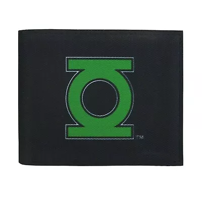 Green Lantern Symbol On Black Bi-Fold Wallet Black • $25.98