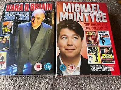 Dara O'Briain And Michael McIntyre Live Collection Dvds - 7 Performances • £13.95