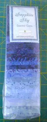 Jelly Roll Essential Gems Sapphire Sky ~ 24 Strips • £13.66