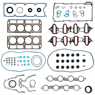 Full Gasket Set For 02-11 Chevy Silverado 1500 Tahoe GMC Sierra 1500 5.3L 4.8L • $81.99