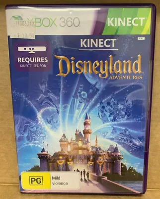 Kinect Disneyland Adventures Microsoft XBOX 360 Kinect Aus PAL • $12.85