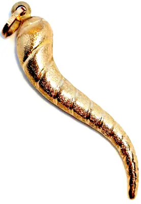 £169.99 • Buy Horn Of Plenty Charm Fob Pendant Fertility Symbol 9ct Carat Gold Jewellery