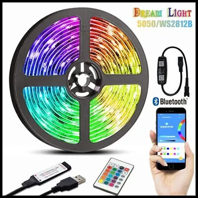 DreamColor Led Strip Lights Bluetooth RGBIC Luces Luminous For Decoration Living • $6