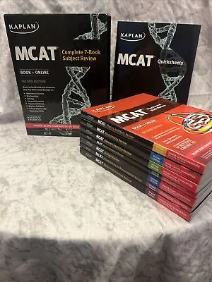 Kaplan MCAT Complete 7-book Subject Review (Second Edition) Test Prep • $40