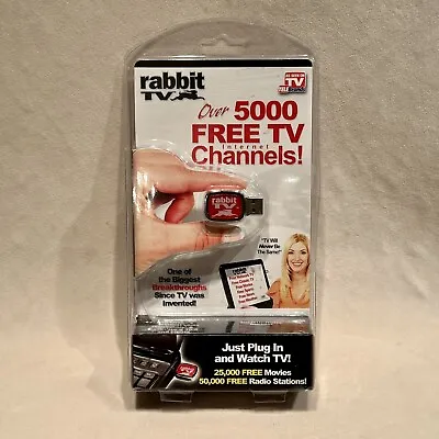 RABBIT TV:  As Seen On TV  - Watch Over 5000 Free TV Internet Channels - SEALED • $7.95