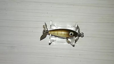 #518 Vintage Wooden Lure Unbranded Topwater Dual Prop BaitWeighted Belly  • $5.99