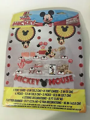 Rare Disney Junior Mickey Buffet Table Decorating Kit Mickey Mouse Clubhouse • $16.63