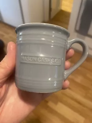 Vintage Mason Cash & Co England High End Gray Demi Tasse Mug Rare Minty • $14.99