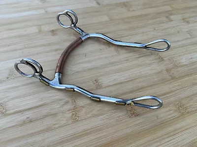 Copper Mullen Mouth Western Horse Bit W Nickle Mounted Cheeks ~ 5  • $35