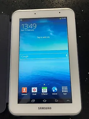 Samsung Galaxy Tab 2 GT-P3110 8GB Wi-Fi 7 Inch - White • £15