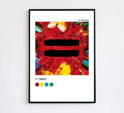 Equals Ed Sheeran Album Poster Colour Palette Art • £5