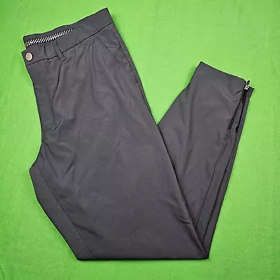 Primo Golf Pants Men 36 Tall (30  Inseam) Gray Joggers Tapered Zip Ankle • $49.66