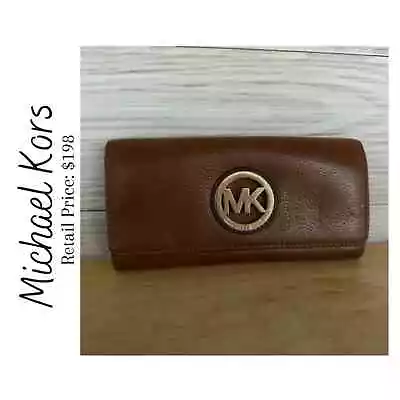Michael Kors Signature Front Flap Closure Wallet • $39