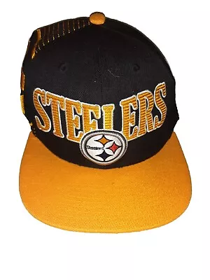 Pittsburgh Steelers Mitchell And Ness Snapback Hat Good Christmas Gift Present . • $28.35