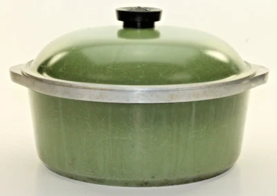 $35.99 • Buy Vintage Club Cast Aluminum Dutch Oven Avocado Green W/Lid Pot Stovetop