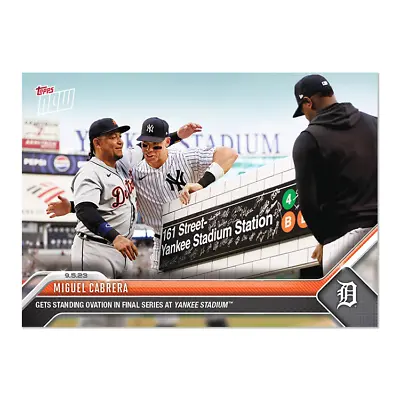 2023 Topps NOW 818 Miguel Cabrera Standing O In Final Game At St -Free Shipping! • $6.67