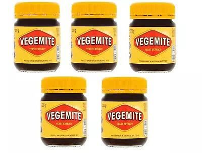PACK OF 5 Kraft Vegemite Concentrated Yeast Extract 5 Jars 220G • $121.68