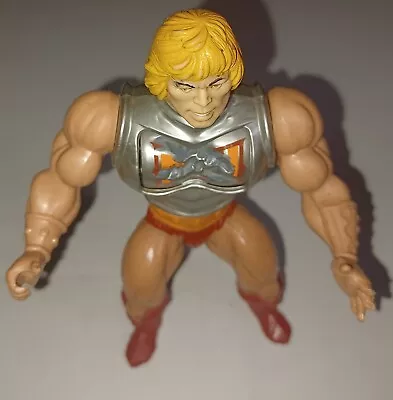 Masters Of The Universe Battle Armor He-Man Mattel Vintage 1981 1983 • $10.99
