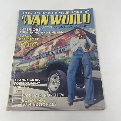 RV Van World Magazine October 1976 Color Photos Custom Vans • $19.99