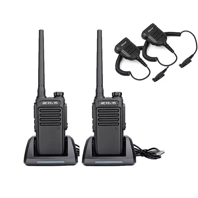 $109.99 • Buy Retevis RT47V MURS IP67 2 Way Radio VHF Walkie Talkie Waterproof For Outdoor(2X)