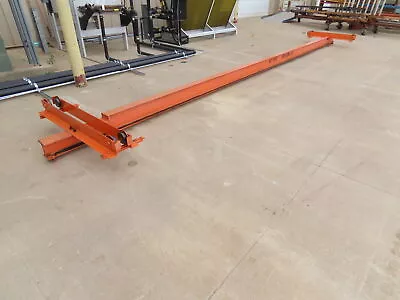 R&M Spacemaster 1/2 Ton Manual Push/Pull Underhung I-Beam Bridge Crane 25' Span • $999.99