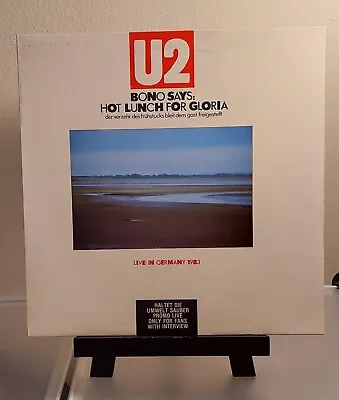 U2  Bono Says: Hot Lunch For Gloria 8/20/1983 LIVE Concert VINYL ONLY 500 COPIES • $65