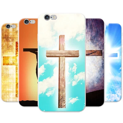 £3.99 • Buy Azzumo Cross & Crucifix With Jesus Christ Soft Thin Case Cover For The IPhone