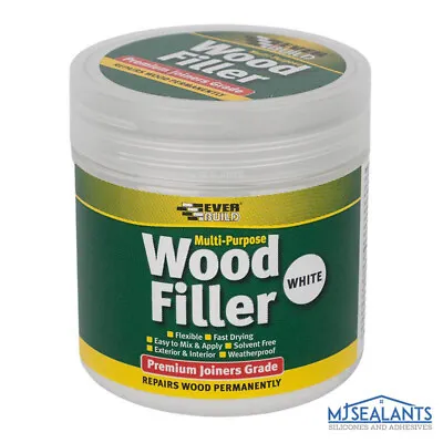 Everbuild Multi Purpose Premium Joiners Grade Wood Filler 250ml Various Colours • £8.49