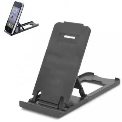 BLACK ULTRA SLIM AND COMPACT FOLDING STAND HOLDER TRAVEL DOCK For CELL PHONES • $8.33