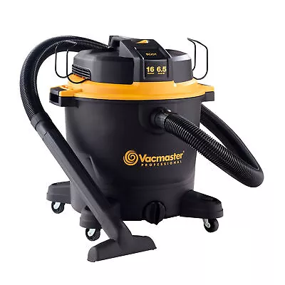 Vacmaster 16 Gal 6.5 HP 150 CFM Plastic Wet Dry Vacuum And Blower Black (Used) • $130.17