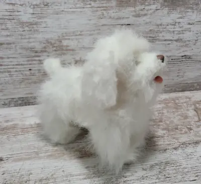 2010 Hasbro FurReal Friends White Teacup Maltese Plush Interactive Toy Dog Works • $18.77