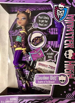 Clawdeen Wolf School's Out Monster High Doll In Box Mattel 2011 NIB • $150